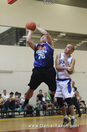 New team Ombudsman Graft Busters tests its mettle against the GSIS Furies in UNTV Cup's pre-season tune-up basketball games at the SGS Gym in Quezon City last August 9, 2015. (Photo courtesy of Photoville International)