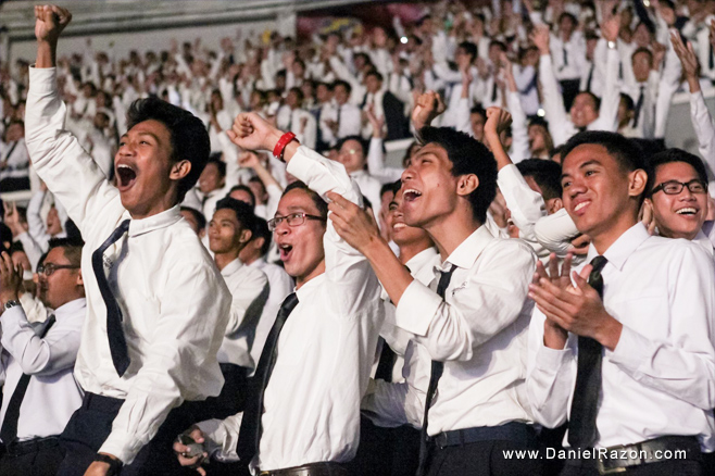 Participants let out cheers of victory as Members Church of God International was announced the new titleholder of Guinness World Records’ Largest Gospel Choir. (Photo courtesy of Photoville International)