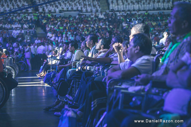 Participants let out cheers of victory as Members Church of God International was announced the new titleholder of Guinness World Records’ Largest Gospel Choir. (Photo courtesy of Photoville International)