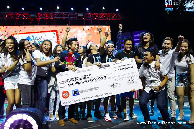 Jason Dy and his Dyfenders bagged the grand champion award and P1-Million cash prize for their chosen charity during the Ultimate Fandom Challenge.