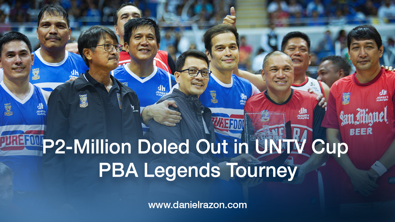 P2-Million Doled Out in UNTV Cup PBA Legends Tourney